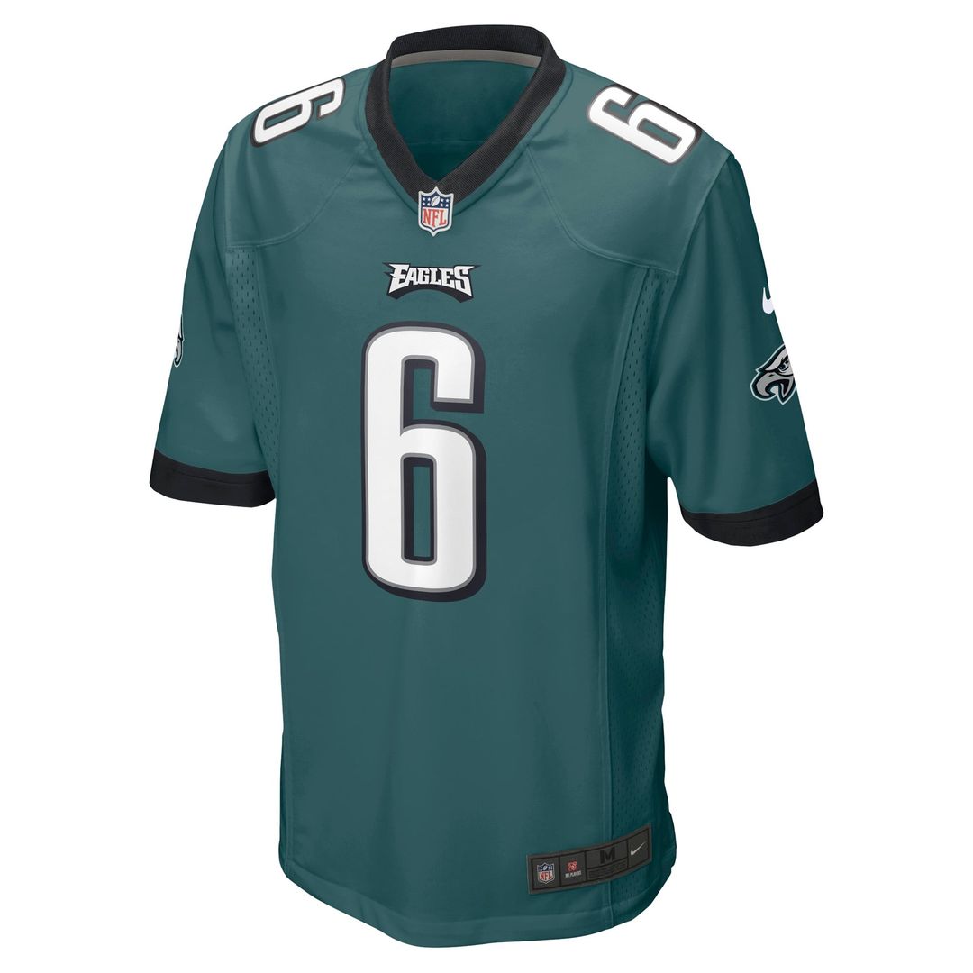 Philadelphia Eagles DeVonta Smith Midnight Green Team Game Jersey | NFL Football Jersey