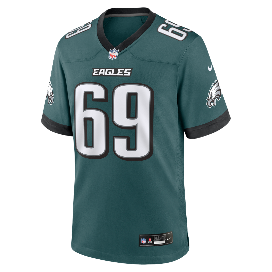 Philadelphia Eagles Landon Dickerson Midnight Green Team Game Jersey | NFL Football Jersey
