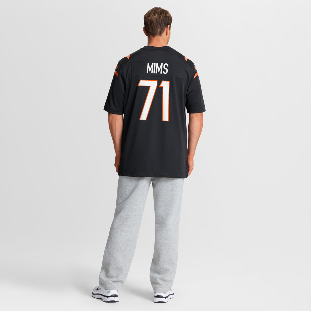 Cincinnati Bengals Amarius Mims Black Player Game Jersey | NFL Football Jersey
