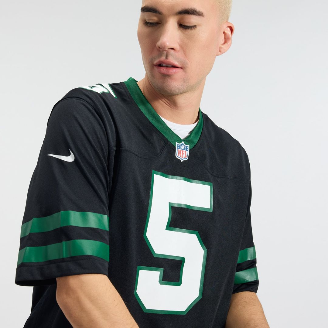 New York Jets Garrett Wilson Legacy White Game Jersey | NFL Football Jersey