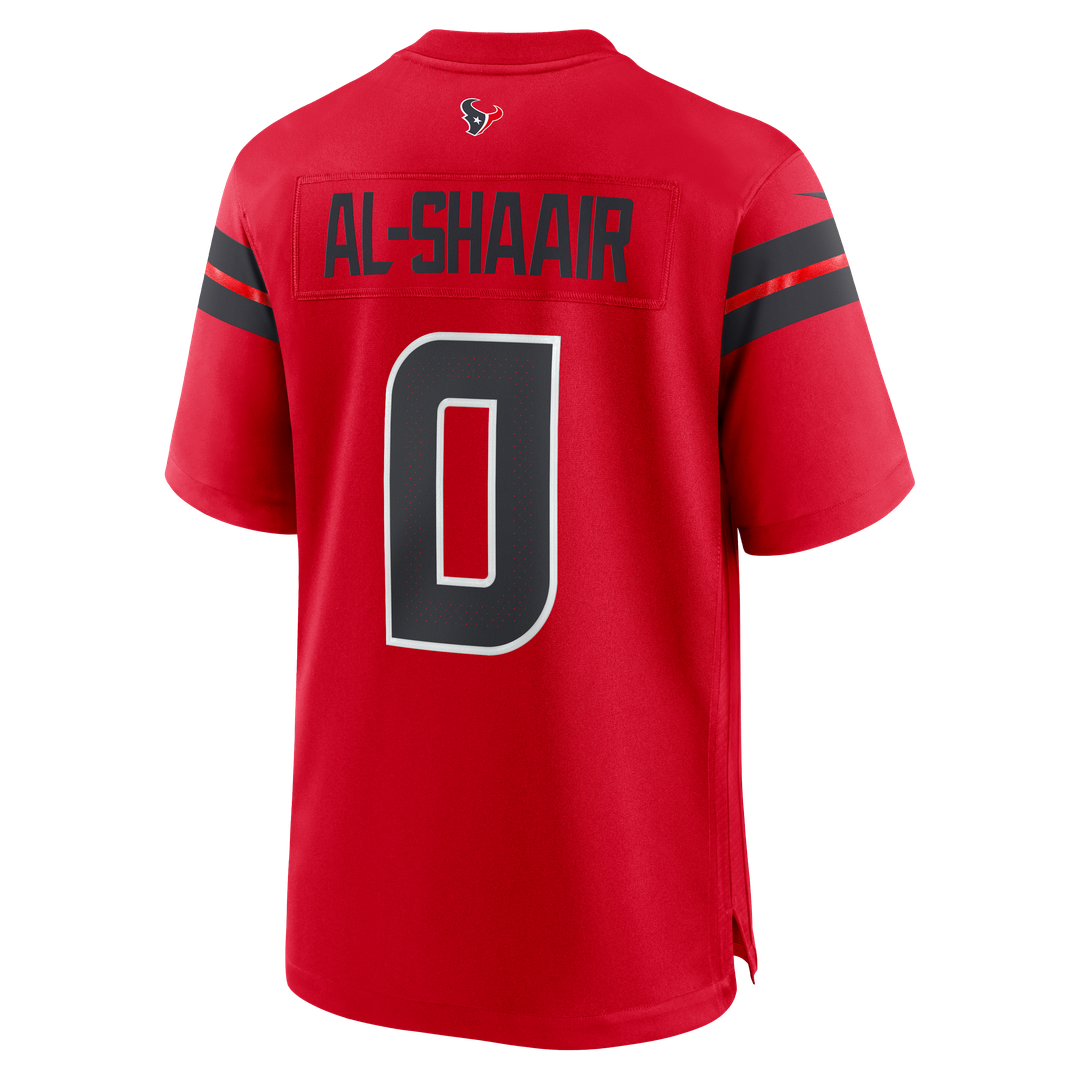 Houston Texans Azeez Al-Shaair Navy Team Game Jersey | NFL Football Jersey