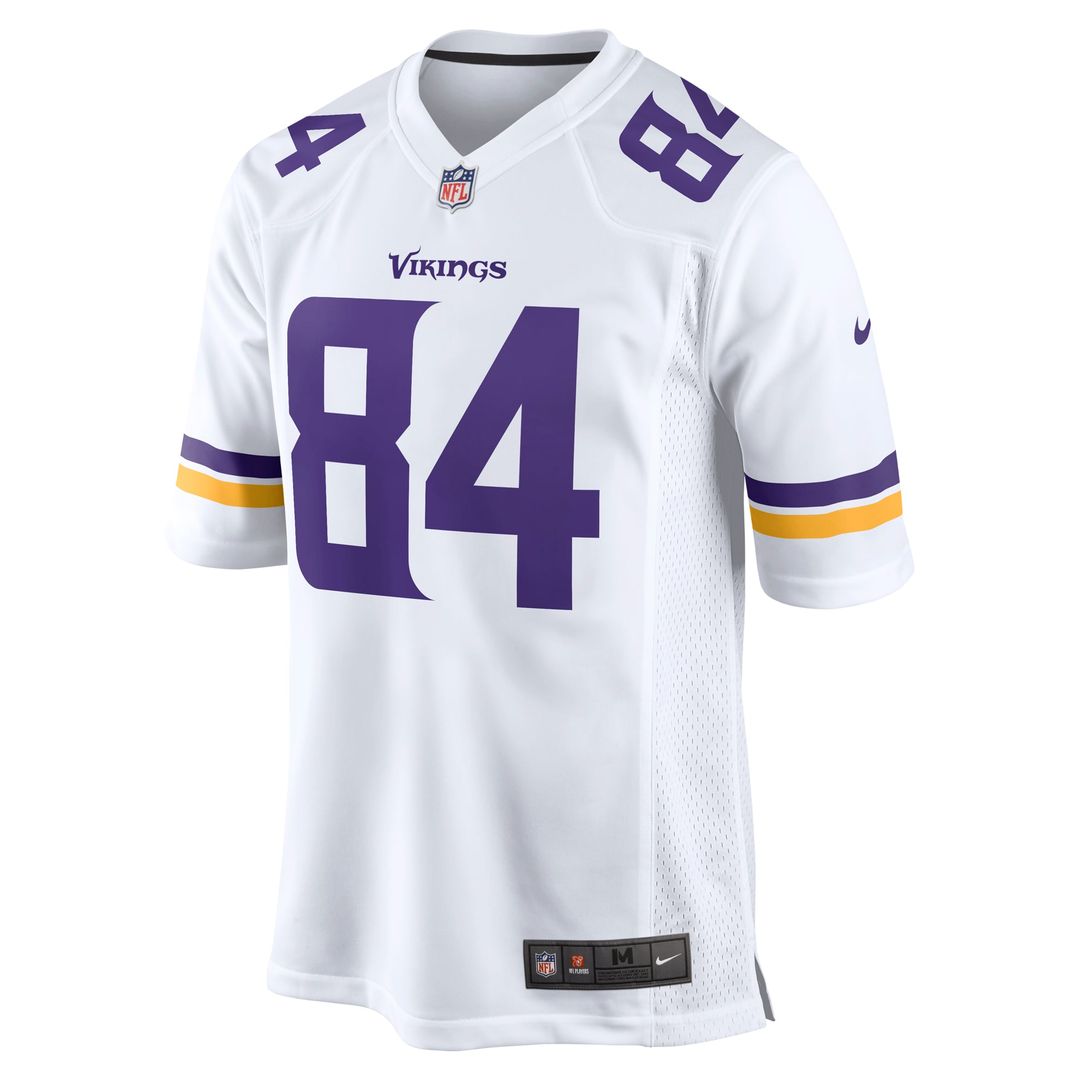 Minnesota Vikings Randy Moss White Retired Player Game Jersey | NFL Football Jersey