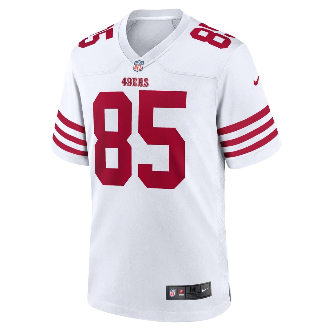 San Francisco 49ers George Kittle White Player Game Jersey | NFL Football Jersey