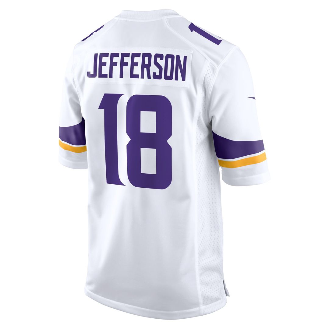 Minnesota Vikings Justin Jefferson Purple Player Game Jersey | NFL Football Jersey