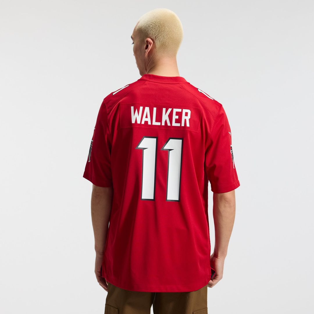 Atlanta Falcons Jalon Walker Red Game Jersey | NFL Football Jersey