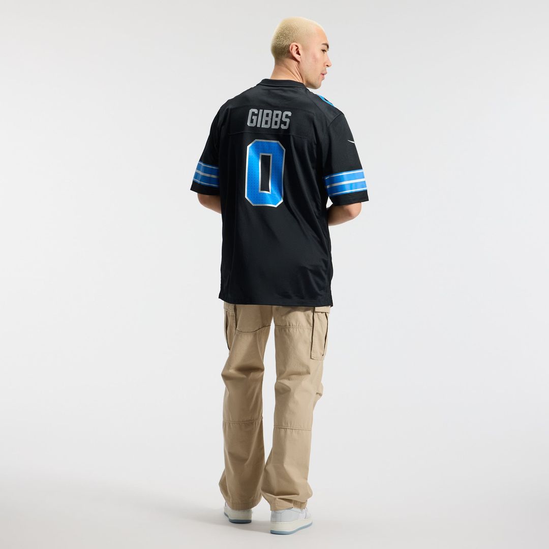 Detroit Lions Jahmyr Gibbs White Game Player Jersey | NFL Football Jersey