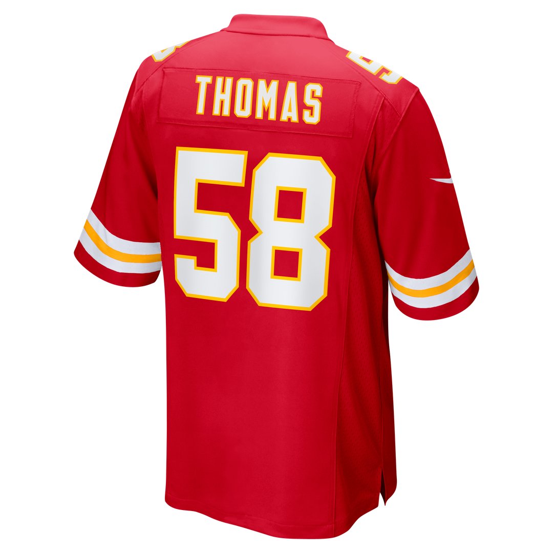 Kansas City Chiefs Derrick Thomas Red Game Retired Player Jersey | NFL Football Jersey