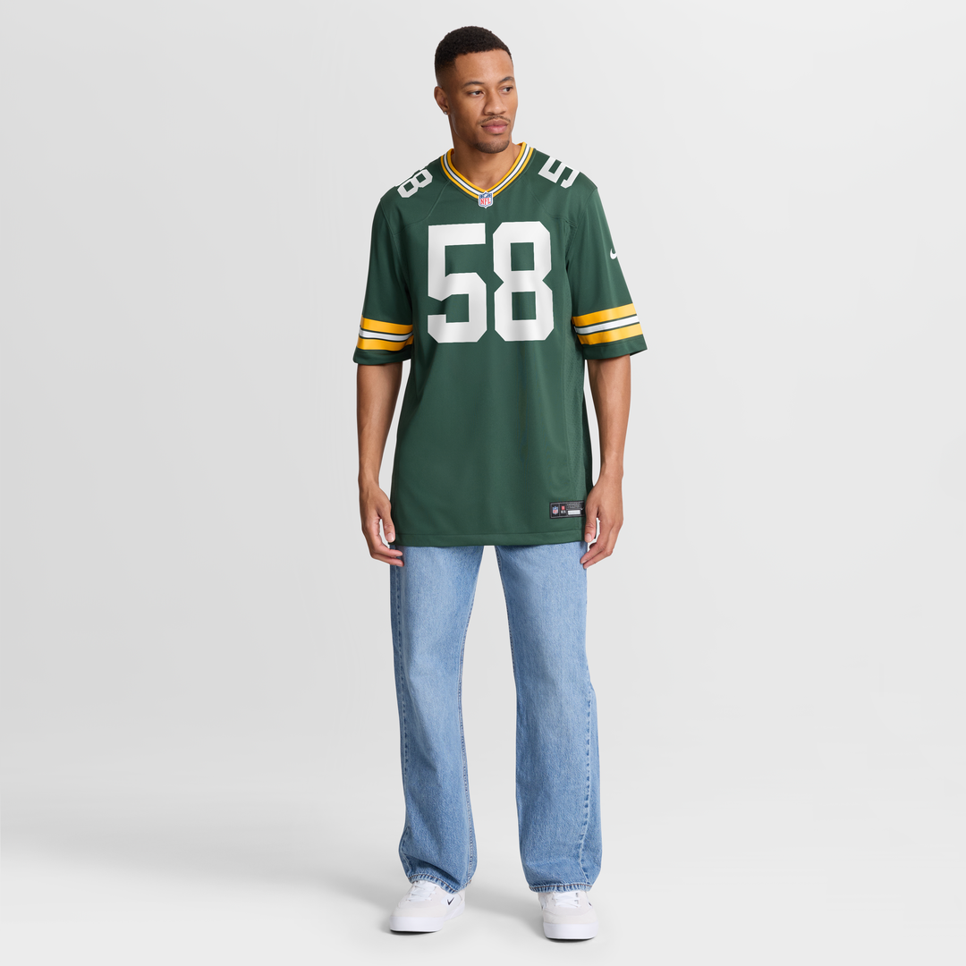 Green Bay Packers Isaiah McDuffie Green Game Jersey | NFL Football Jersey