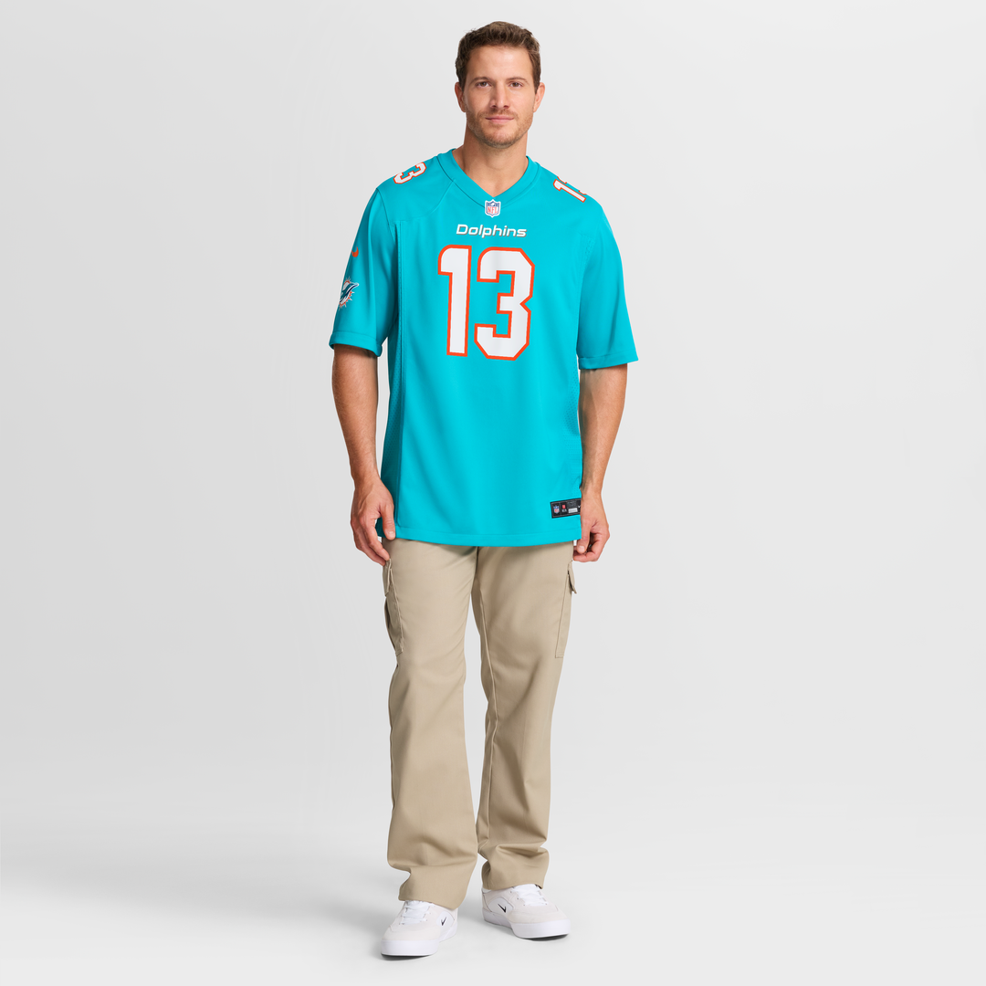 Miami Dolphins Dan Marino Aqua Game Retired Player Jersey | NFL Football Jersey