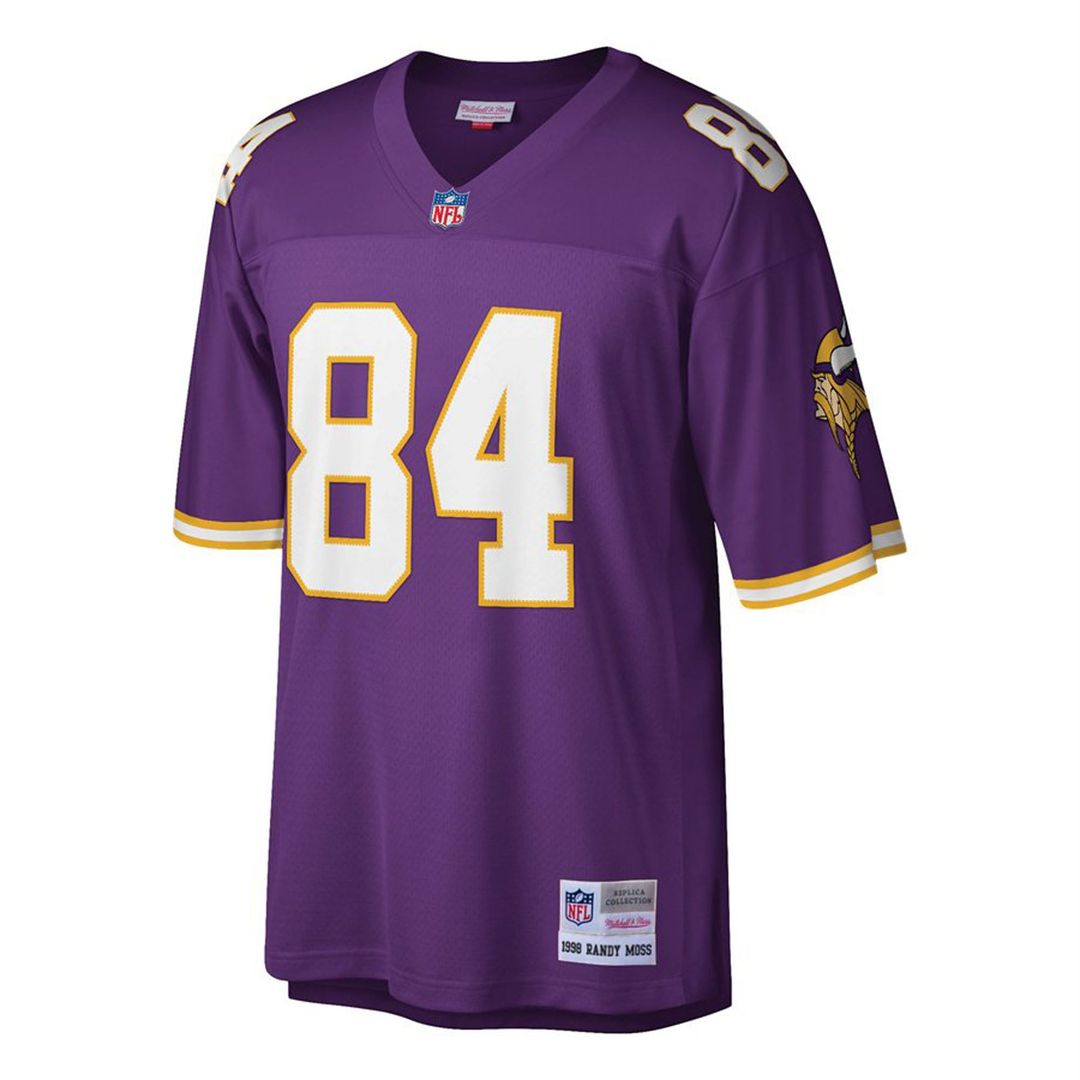 Minnesota Vikings Randy Moss Purple Big & Tall 1998 Retired Player Replica Jersey | NFL Football Jersey