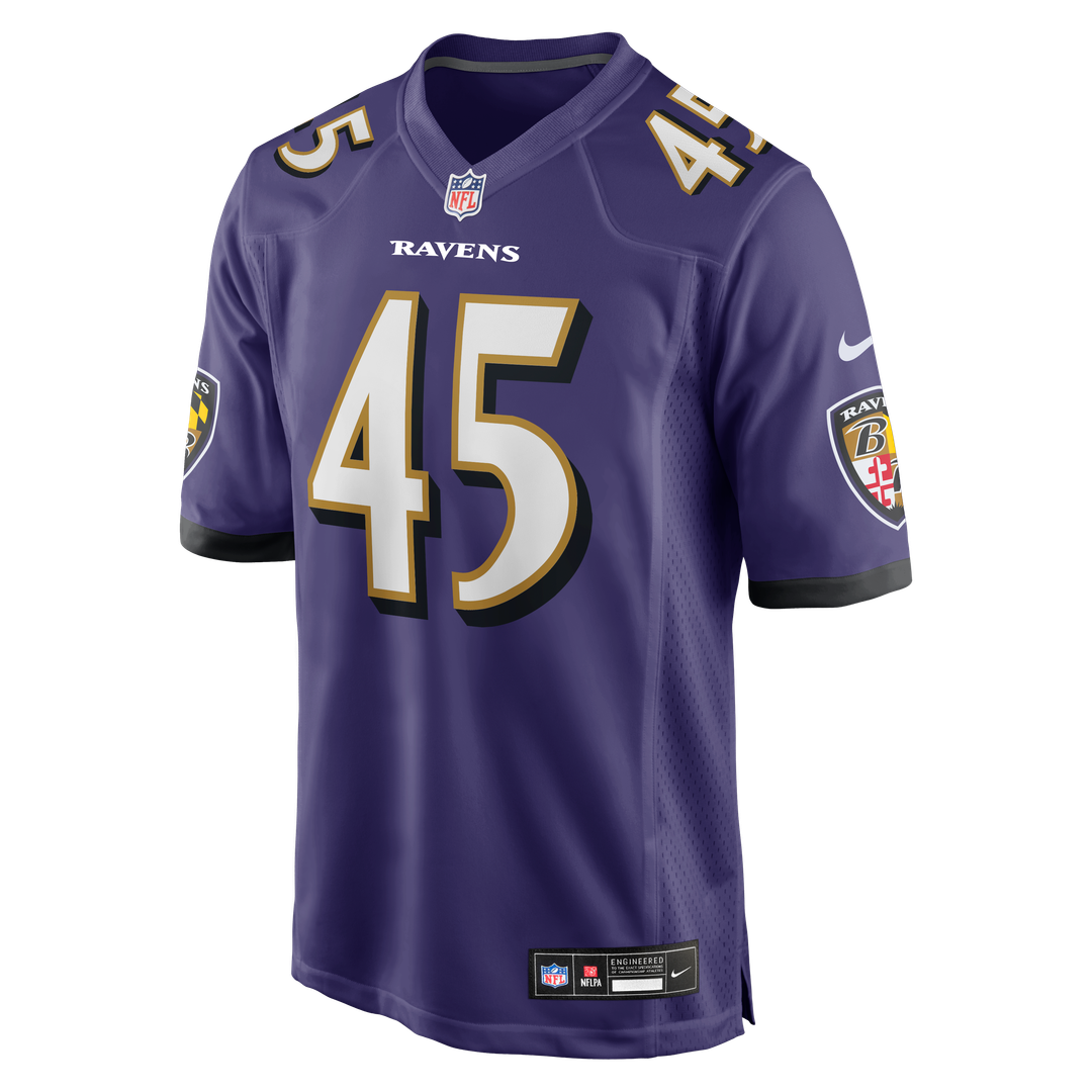 Baltimore Ravens Mike Green Purple Team Game Jersey | NFL Football Jersey