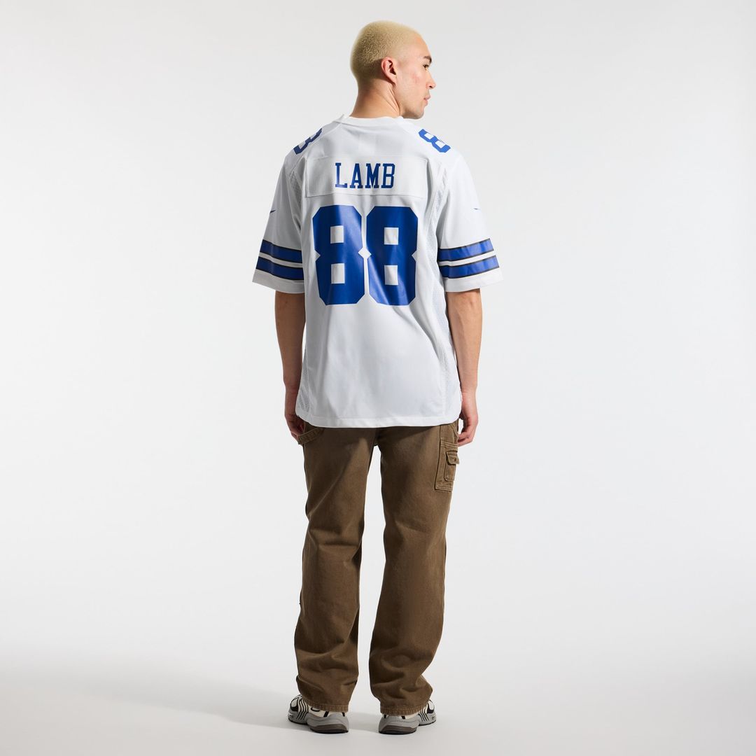 Dallas Cowboys CeeDee Lamb White Game Team Jersey | NFL Football Jersey