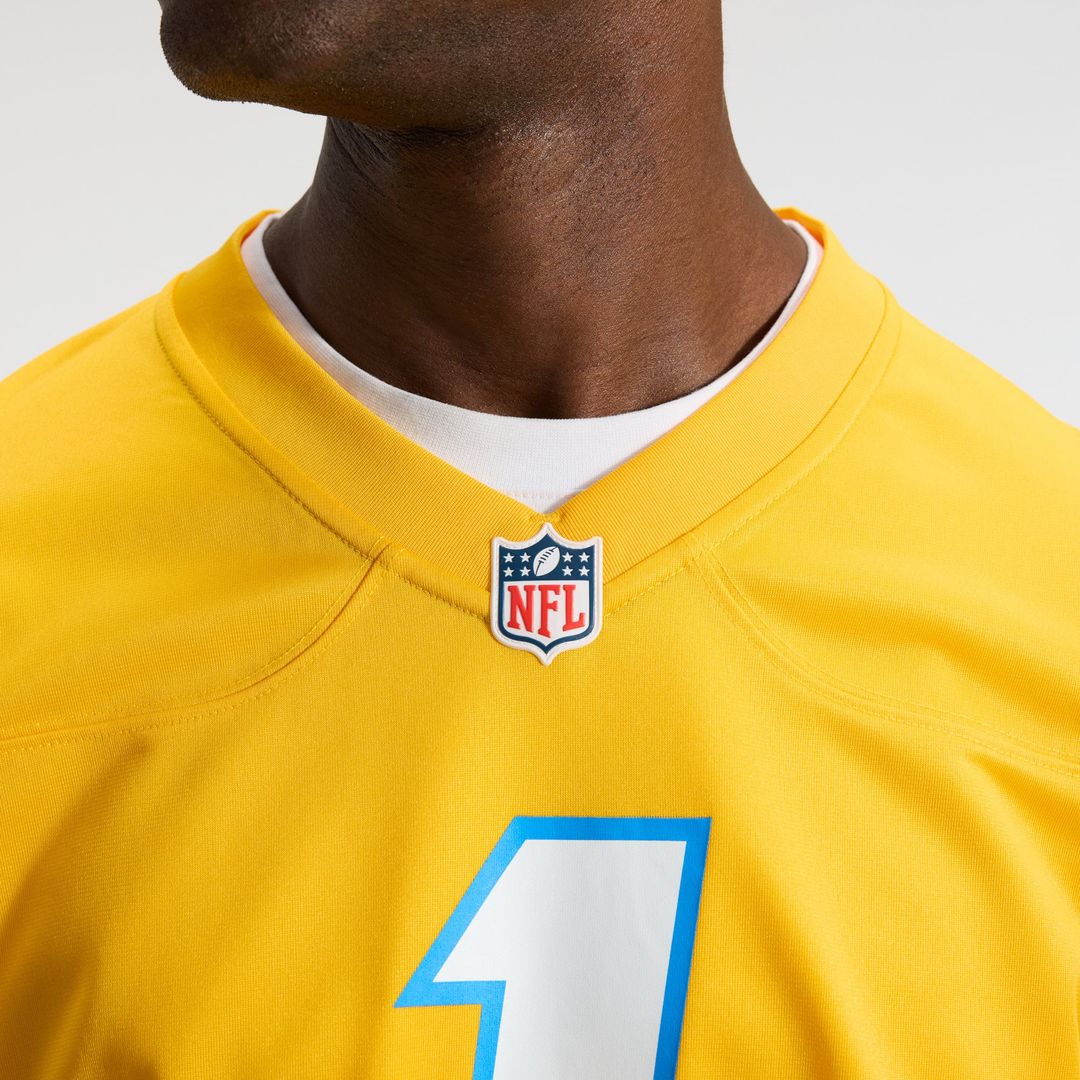 Los Angeles Chargers Quentin Johnston Powder Blue Game Player Jersey | NFL Football Jersey