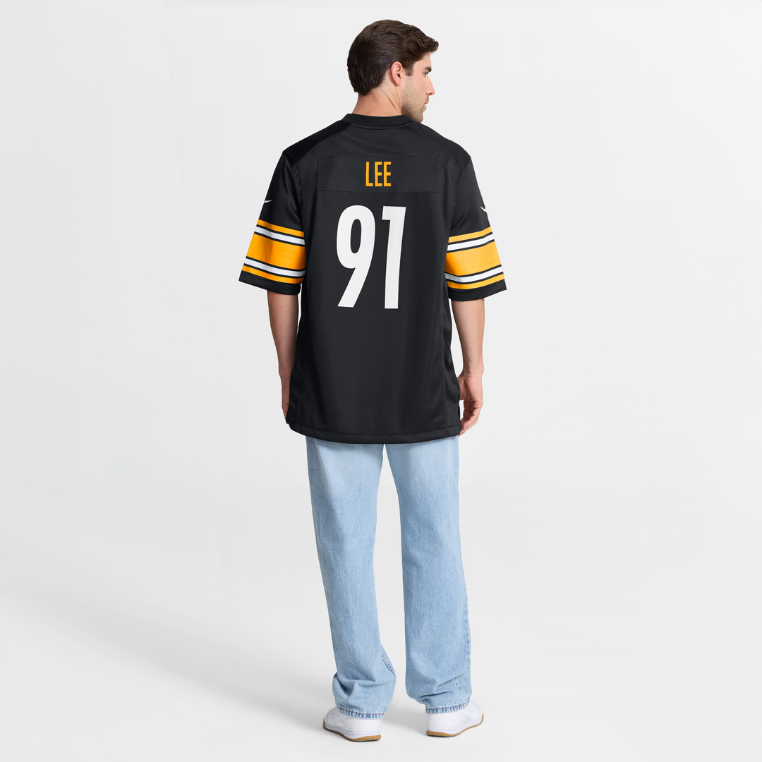 Pittsburgh Steelers Logan Lee Black Game Jersey | NFL Football Jersey