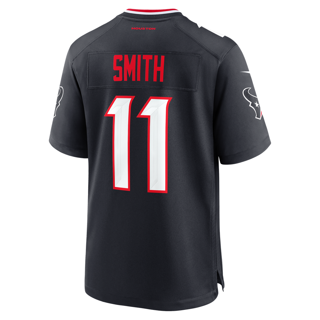 Houston Texans Tremon Smith Navy Team Game Jersey | NFL Football Jersey