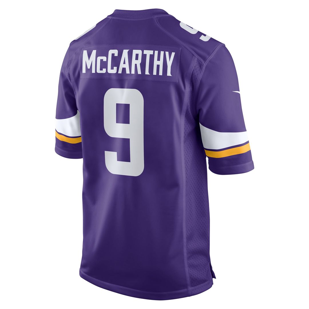 Minnesota Vikings J.J. McCarthy White Alternate Game Player Jersey | NFL Football Jersey