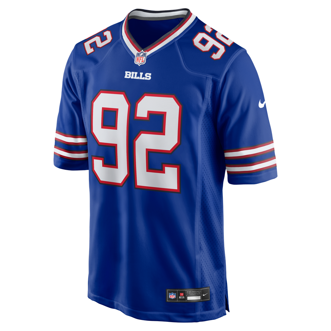 Buffalo Bills DaQuan Jones Royal Game Player Jersey | NFL Football Jersey