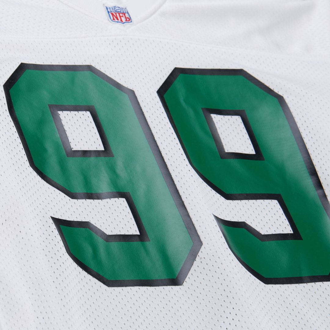Philadelphia Eagles Jerome Brown White 1991 Authentic Throwback Retired Player Jersey | NFL Football Jersey