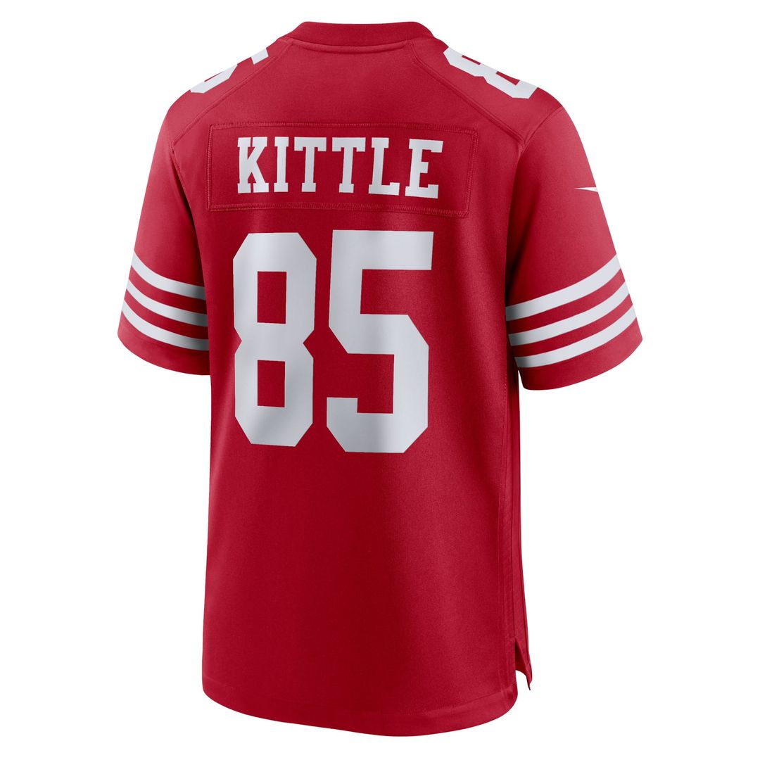 San Francisco 49ers George Kittle White Player Game Jersey | NFL Football Jersey