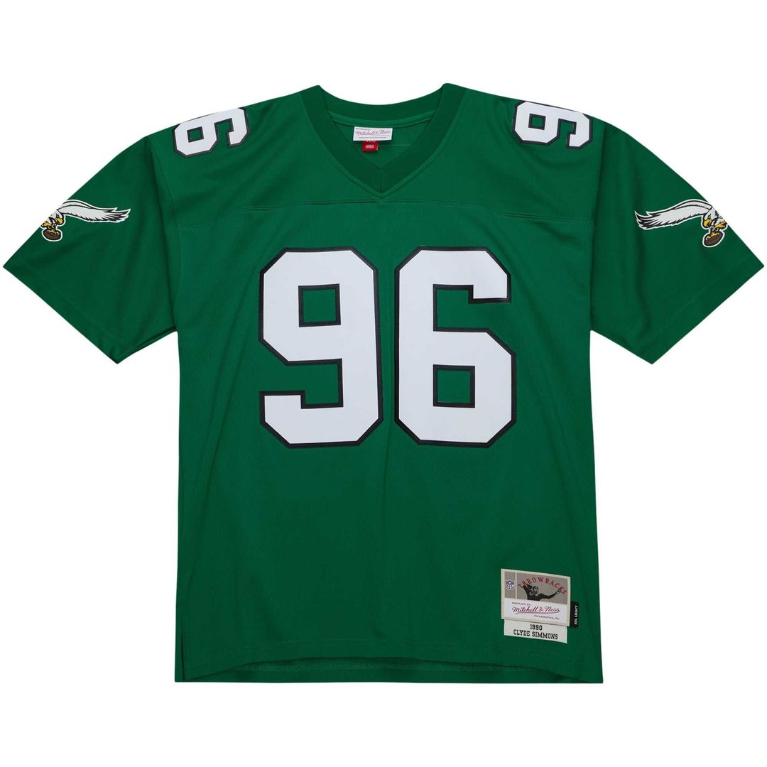 Philadelphia Eagles Clyde Simmons Kelly Green Legacy Replica Jersey | NFL Football Jersey
