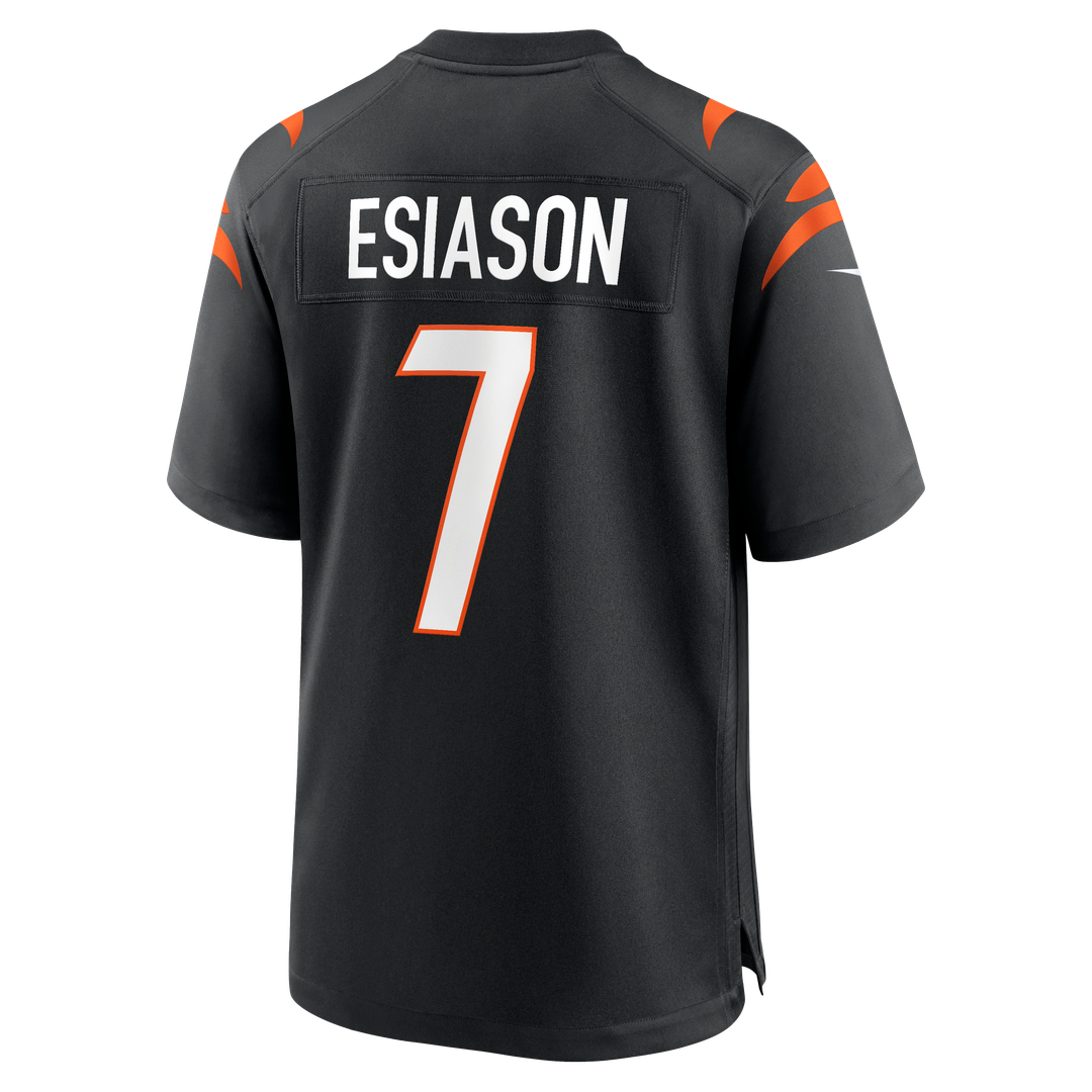 Cincinnati Bengals Boomer Esiason Black Retired Player Jersey | NFL Football Jersey