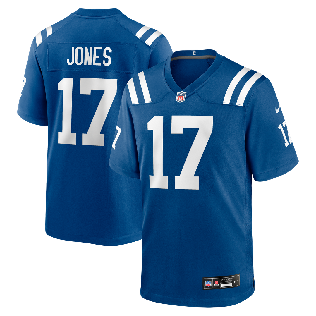 Indianapolis Colts Daniel Jones White Game Jersey | NFL Football Jersey