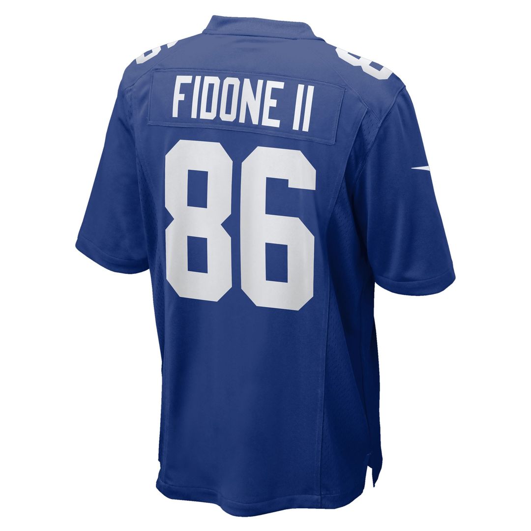 New York Giants Thomas Fidone II Royal Team Game Jersey | NFL Football Jersey