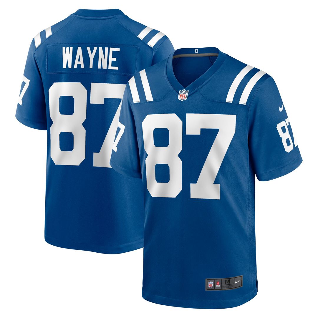 Indianapolis Colts Reggie Wayne Blue Retired Player Alternate Game Jersey | NFL Football Jersey