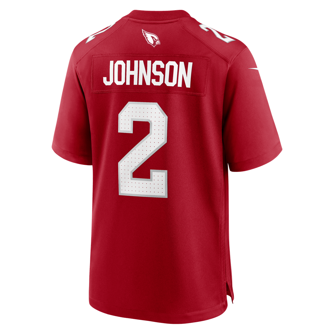 Arizona Cardinals Will Johnson Cardinal Team Game Jersey | NFL Football Jersey
