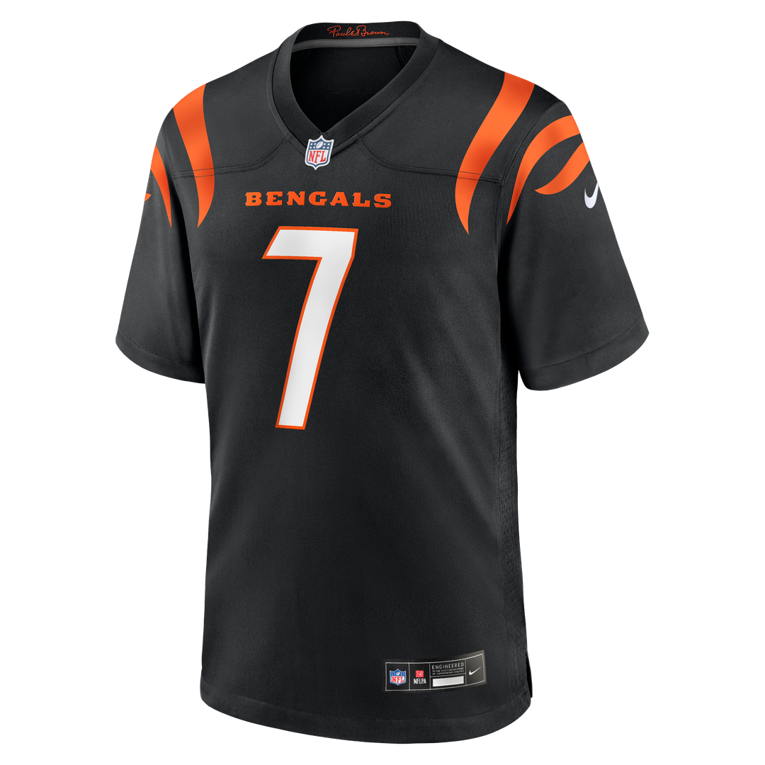 Cincinnati Bengals Boomer Esiason Black Retired Player Jersey | NFL Football Jersey