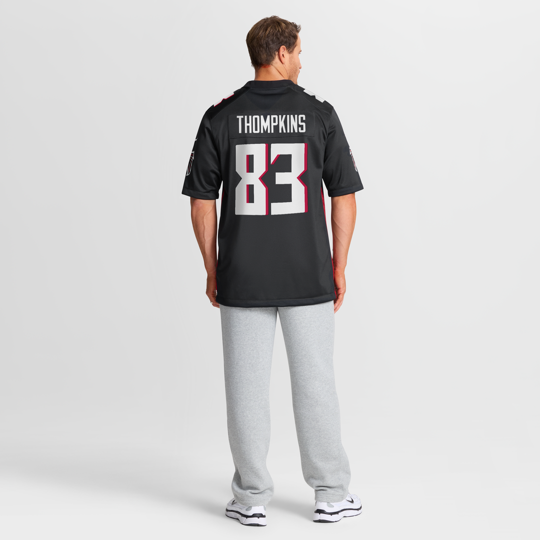 Atlanta Falcons Deven Thompkins Black Team Game Jersey | NFL Football Jersey