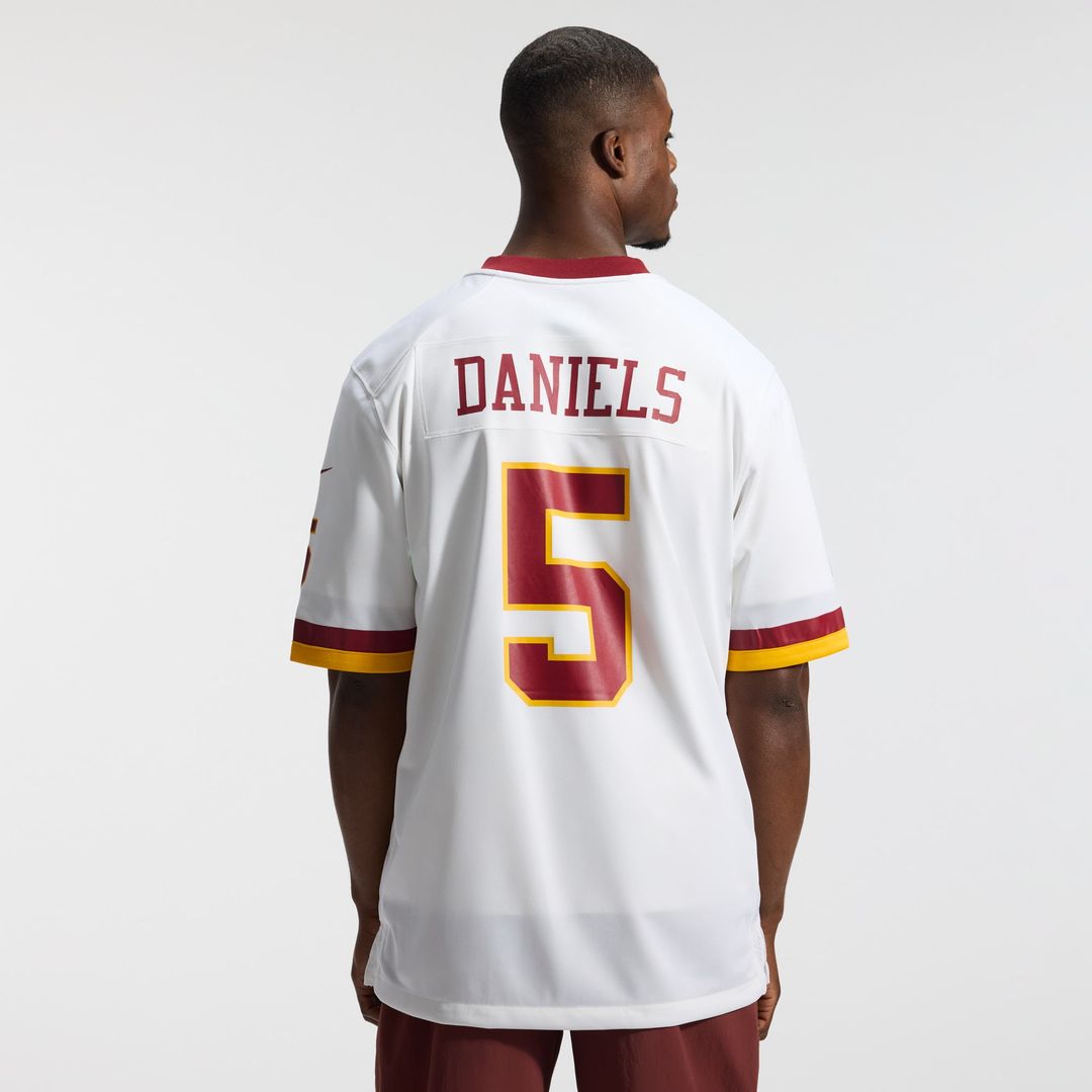 Washington Commanders Jayden Daniels Burgundy Game Jersey | NFL Football Jersey