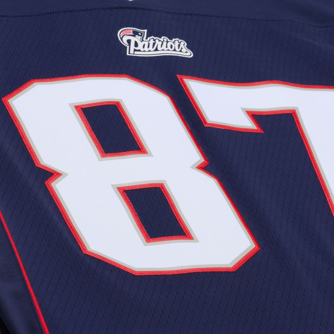 New England Patriots Rob Gronkowski Navy Big & Tall 2010 Legacy Retired Player Jersey | NFL Football Jersey