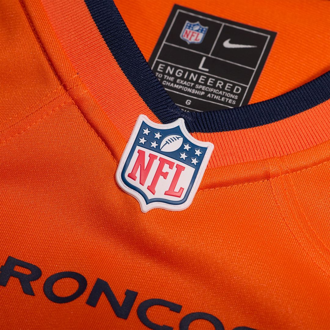 Denver Broncos Que Robinson Orange Team Game Jersey | NFL Football Jersey