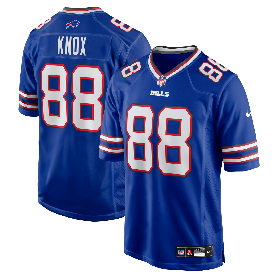 Buffalo Bills Dawson Knox Royal Game Player Jersey | NFL Football Jersey