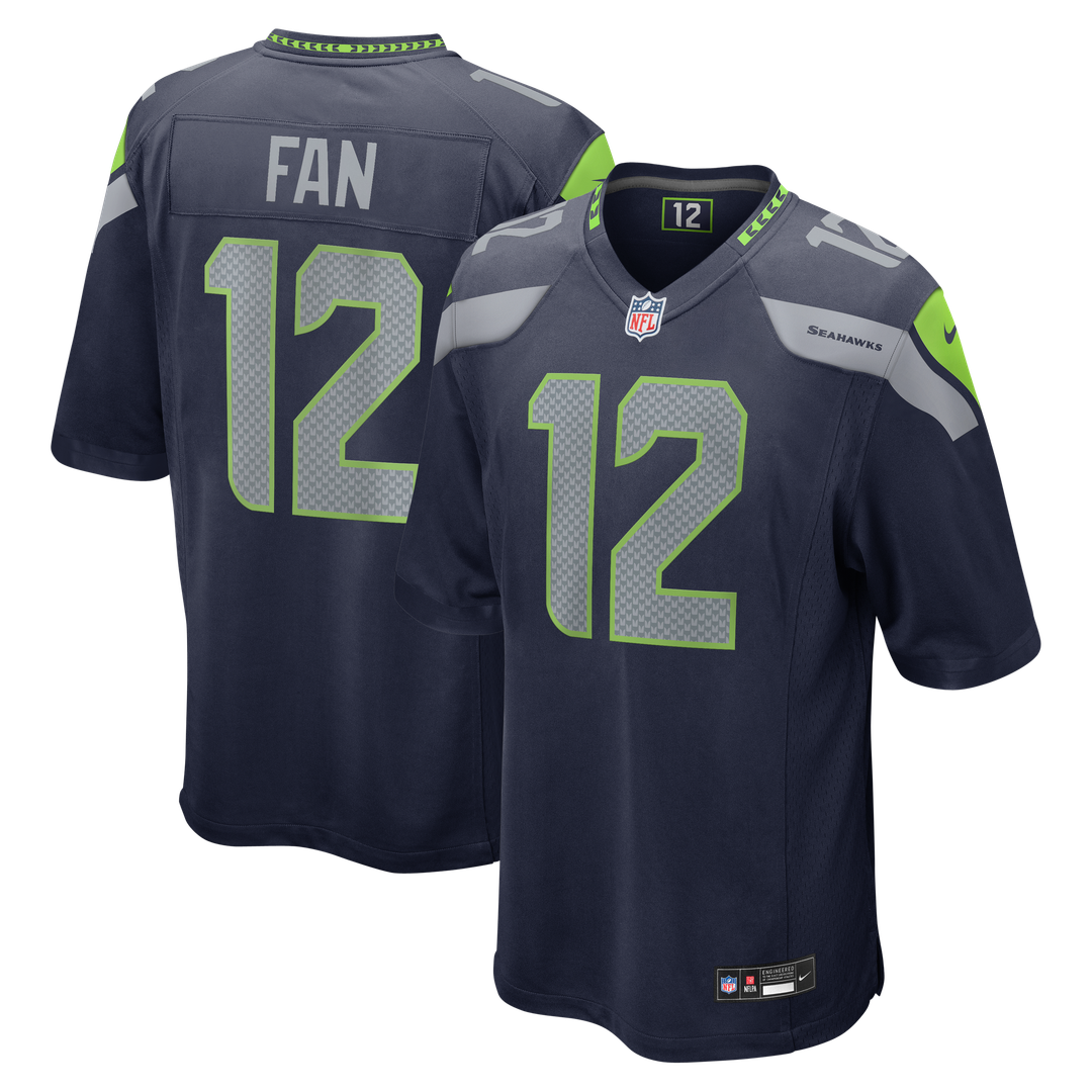 Seattle Seahawks 12s White Game Jersey | NFL Football Jersey