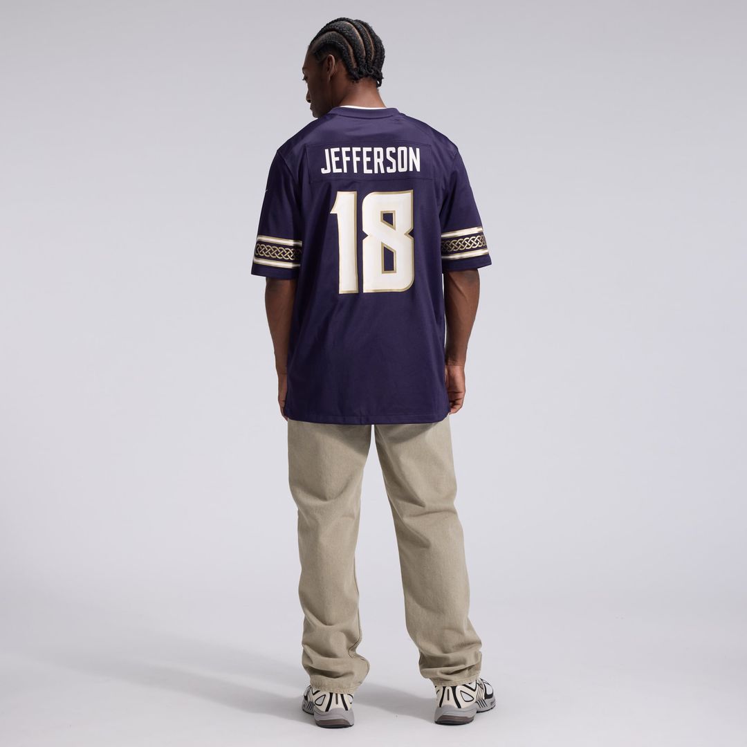 Minnesota Vikings Justin Jefferson Purple 2026 Rivalries Collection Game Jersey | NFL Football Jersey