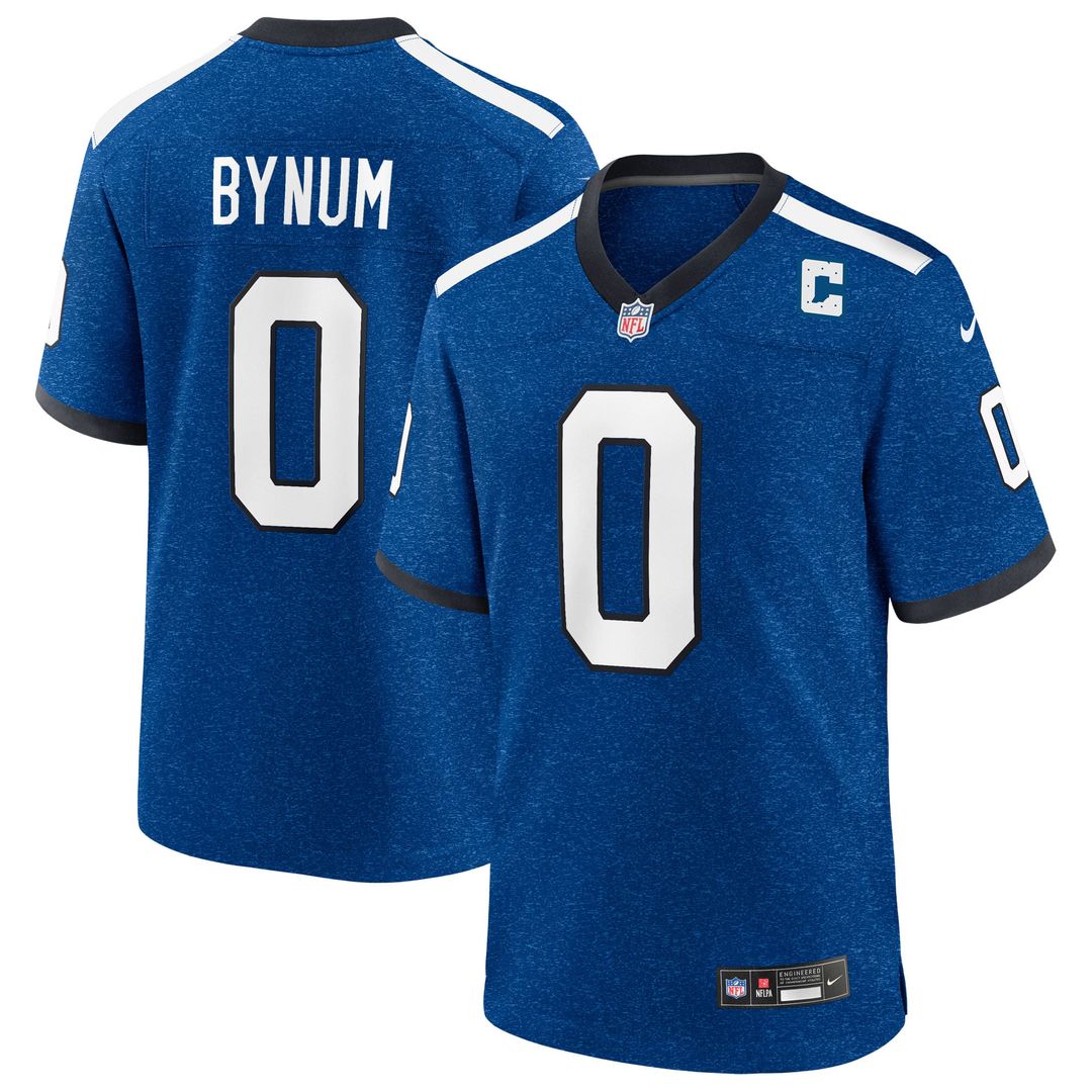 Indianapolis Colts Camryn Bynum Royal Team Game Jersey | NFL Football Jersey