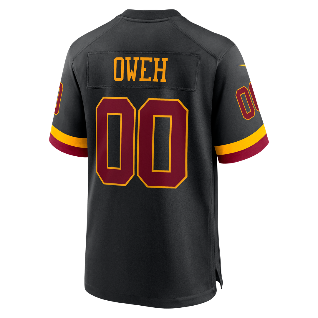 Washington Commanders Odafe Oweh Black Hail Raiser Alternate Game Jersey | NFL Football Jersey