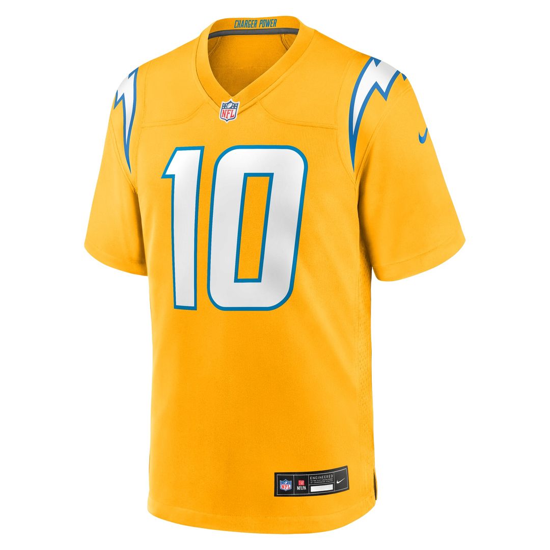 Los Angeles Chargers Justin Herbert Powder Blue Player Game Jersey | NFL Football Jersey