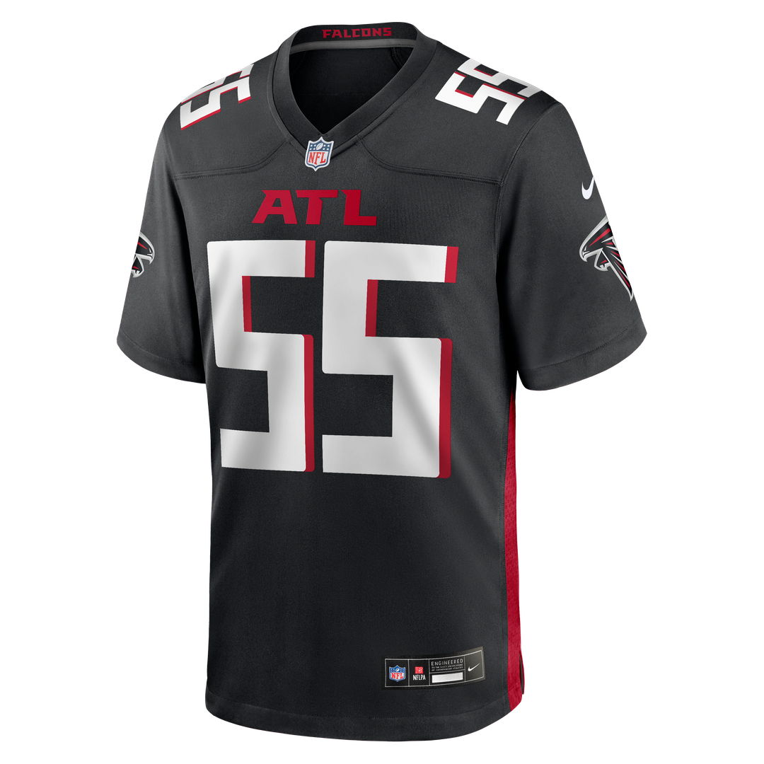 Atlanta Falcons John Abraham Black Game Retired Player Jersey | NFL Football Jersey