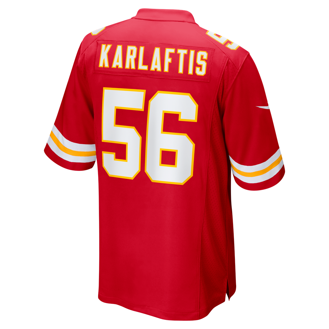 Kansas City Chiefs George Karlaftis Red Player Game Jersey | NFL Football Jersey