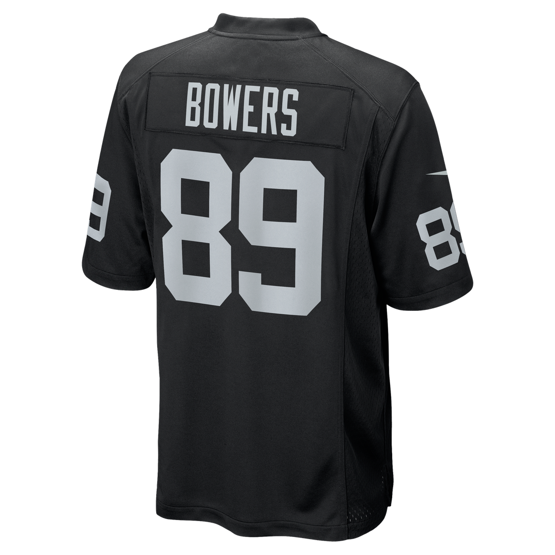 Las Vegas Raiders Brock Bowers Black Player Game Jersey | NFL Football Jersey