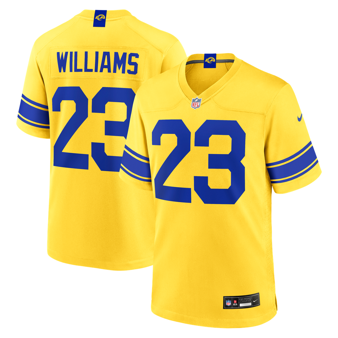 Los Angeles Rams Kyren Williams White White Game Player Jersey | NFL Football Jersey