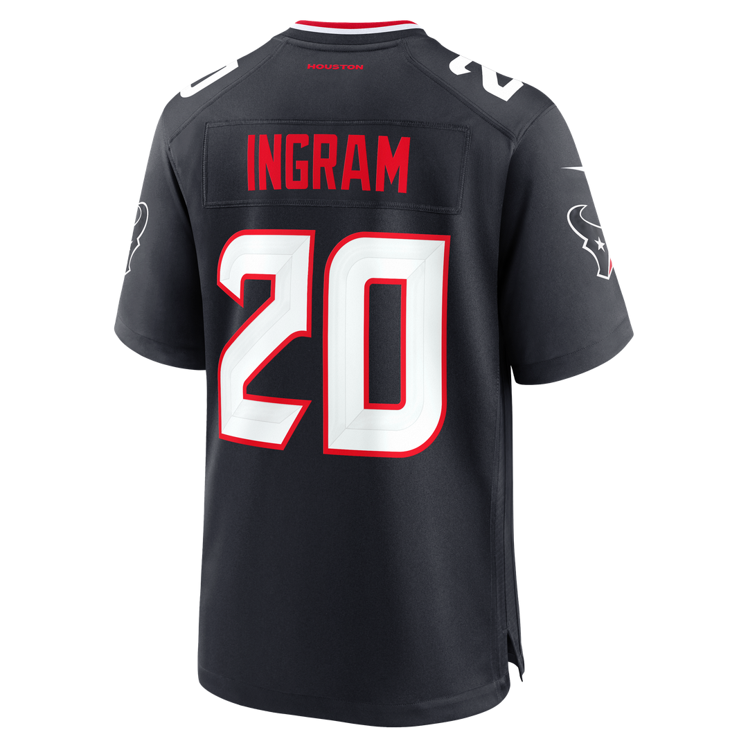 Houston Texans Ja'Marcus Ingram Navy Team Game Jersey | NFL Football Jersey