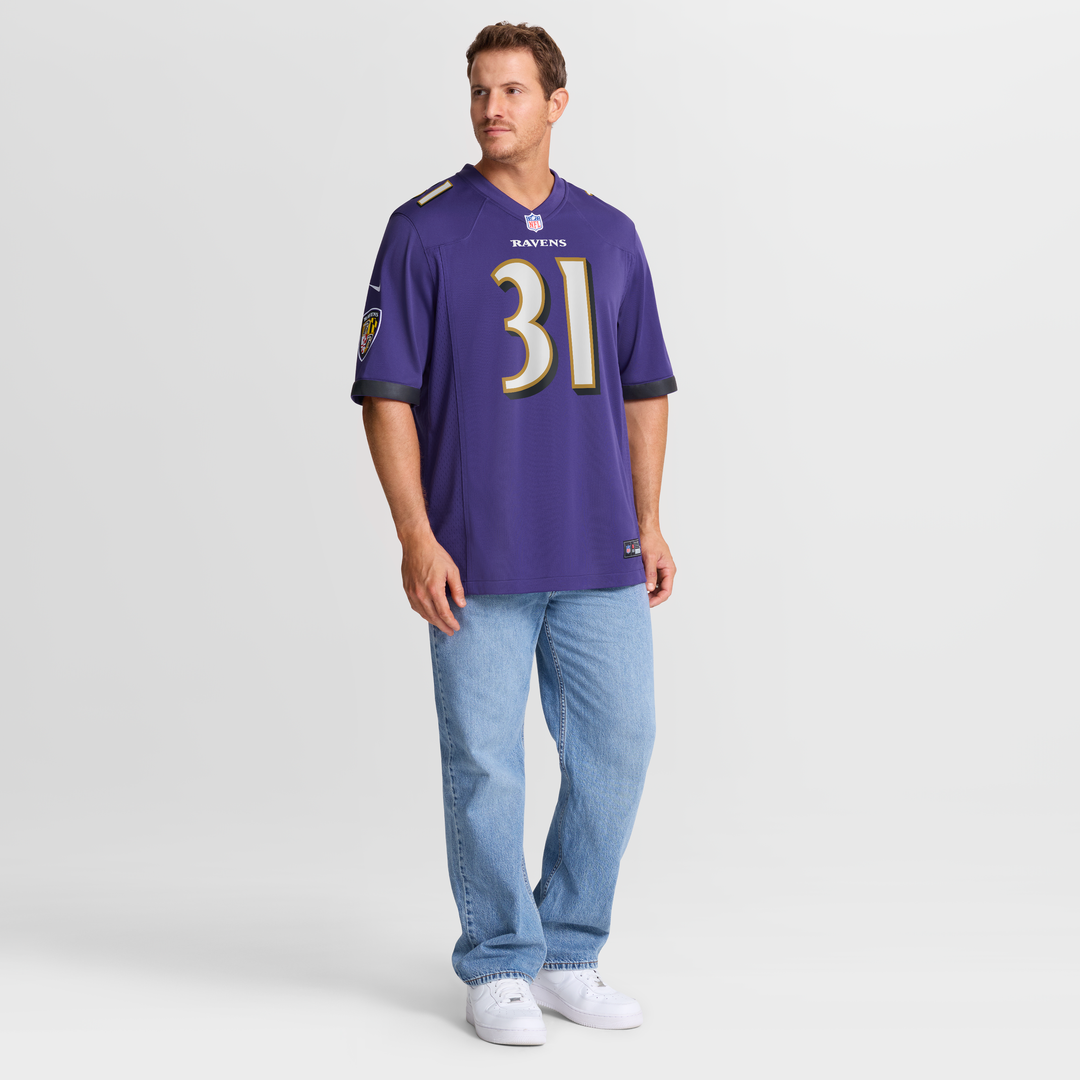 Baltimore Ravens Jamal Lewis Purple Game Retired Player Jersey | NFL Football Jersey
