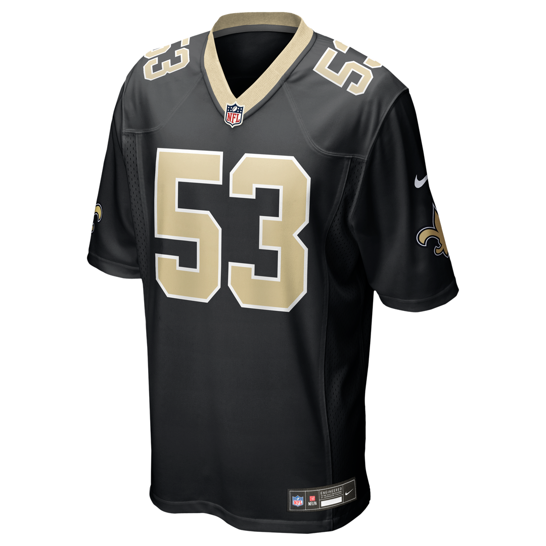 New Orleans Saints Jaylan Ford Black Game Jersey | NFL Football Jersey