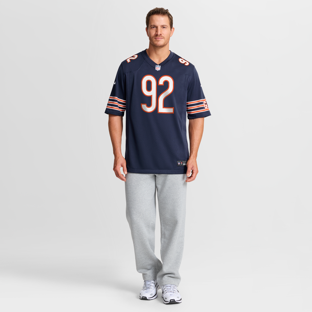 Chicago Bears Daniel Hardy Navy Team Game Jersey | NFL Football Jersey