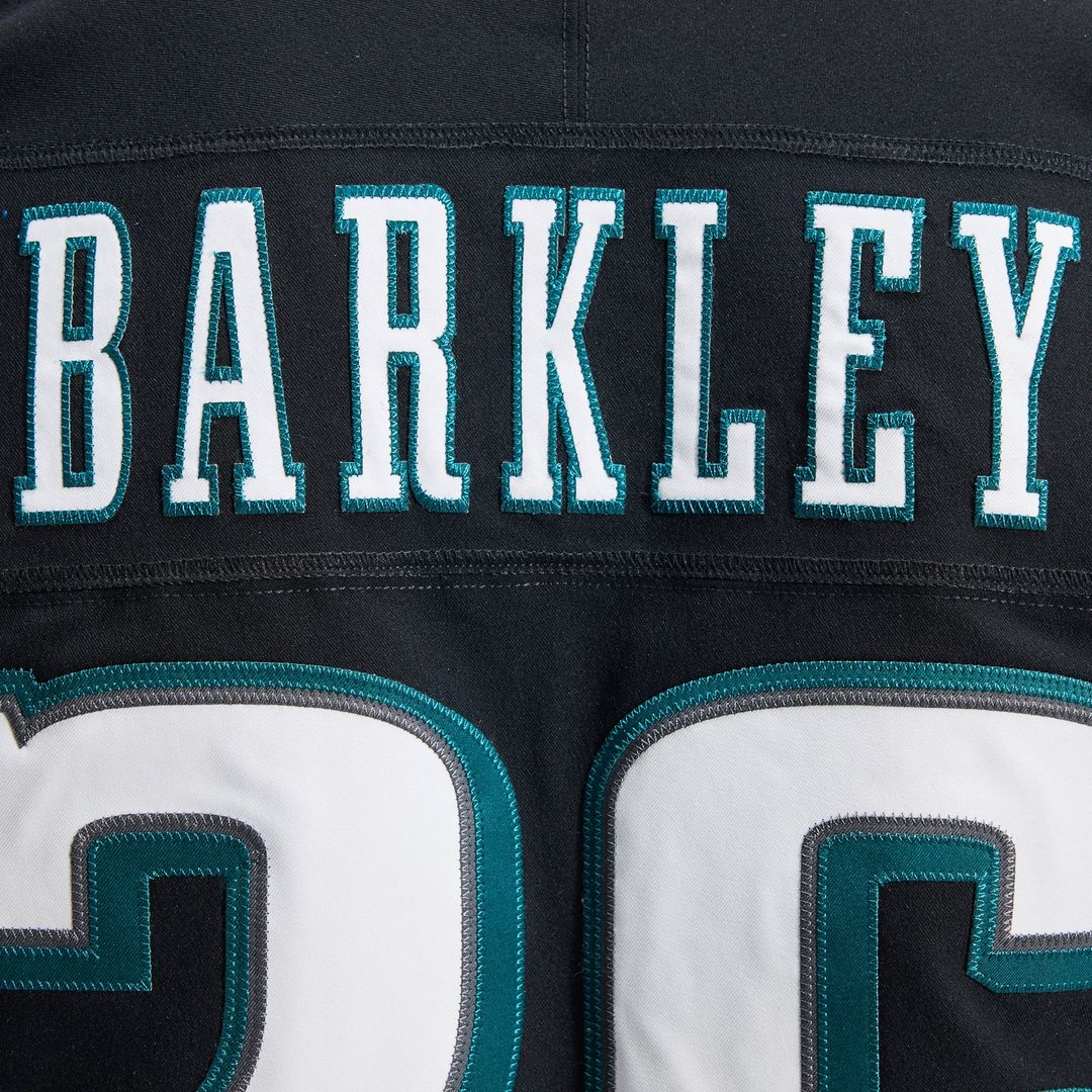 Philadelphia Eagles Saquon Barkley Black Alternate Vapor F.U.S.E. Elite Jersey | NFL Football Jersey