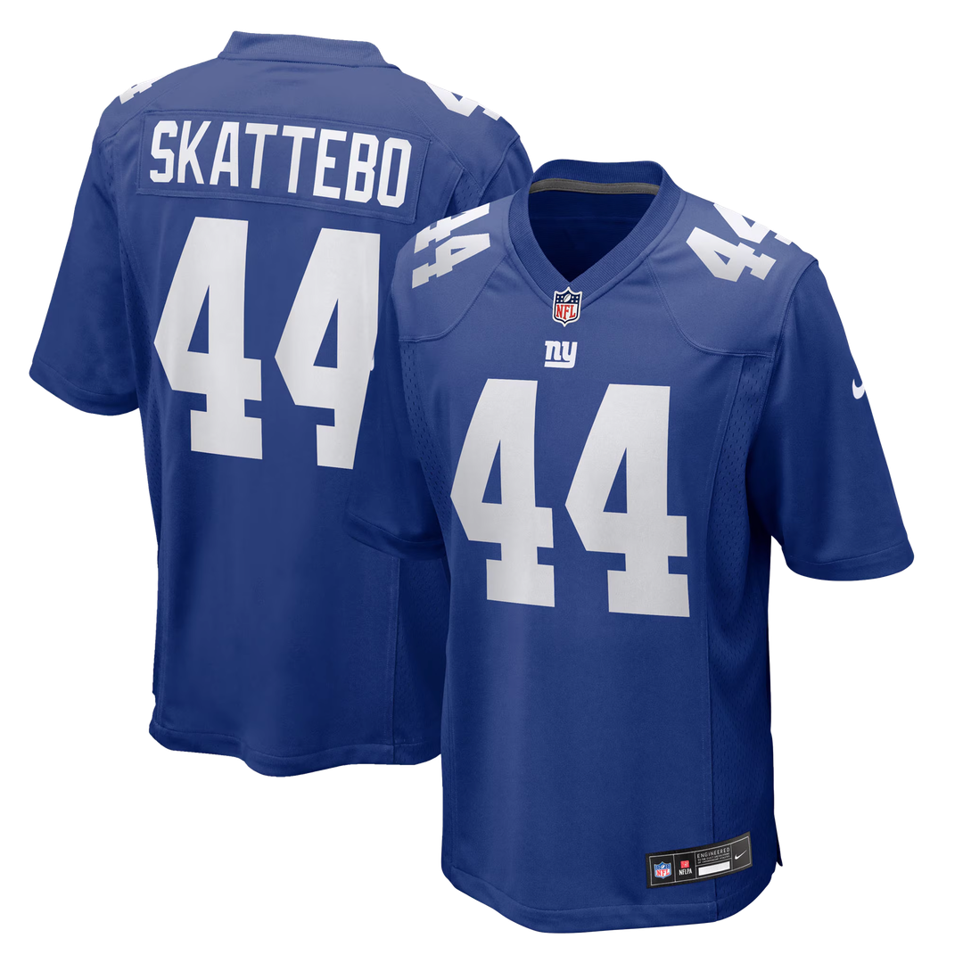 New York Giants Cam Skattebo White Game Jersey | NFL Football Jersey
